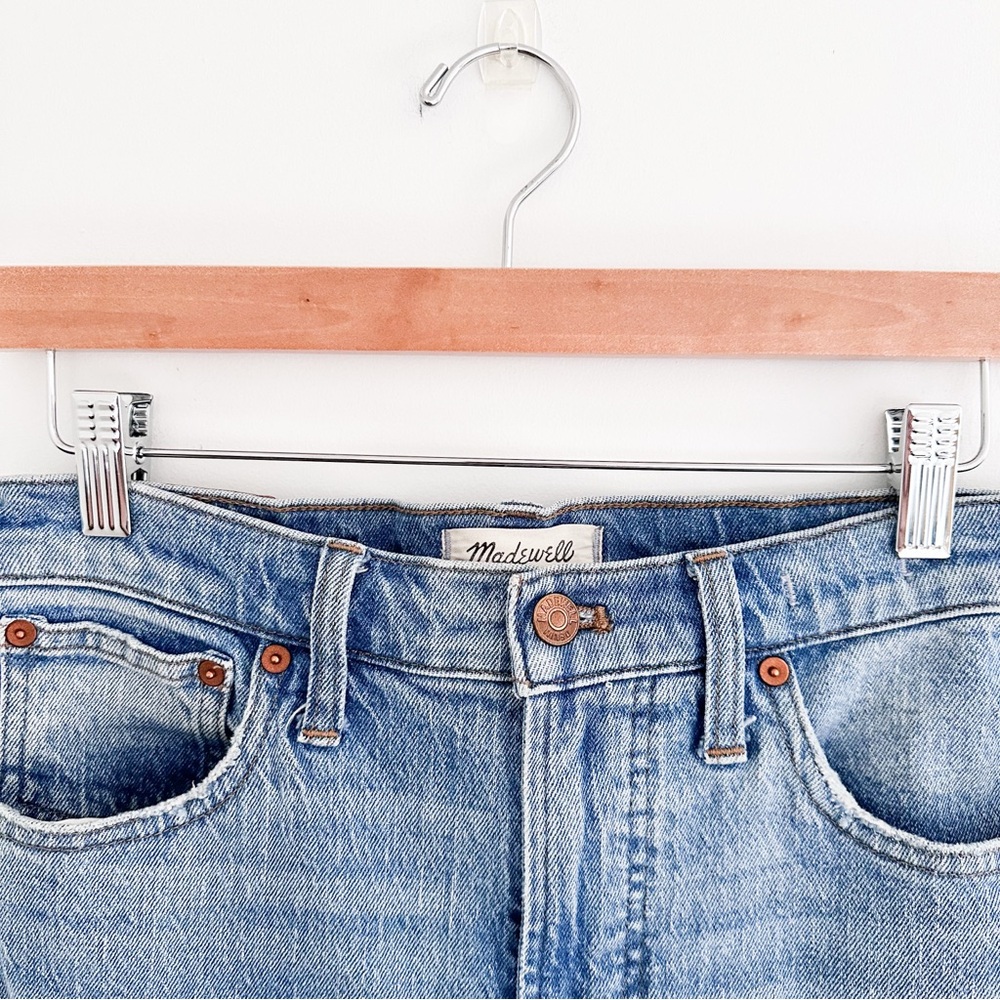 Madewell The Perfect Vintage Flare Leg Jeans | High Rise Medium Wash Denim - Picture 3 of 10